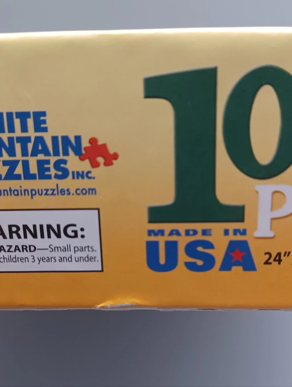White Mountain Vermont Puzzle Complete